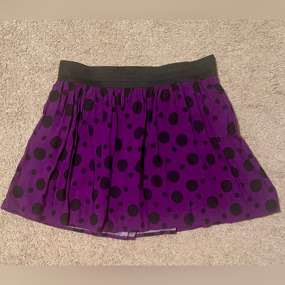 Faded Glory Purple Flowy Skirt Size Girls 10